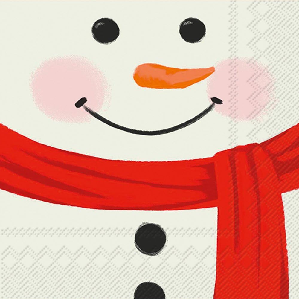 Boston International IHR Snowman Face Cocktail Napkins C015000