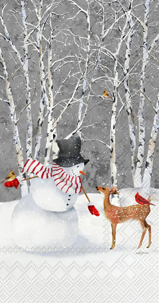 Boston International IHR Snowy Fawn Friends Guest Towels BF840300