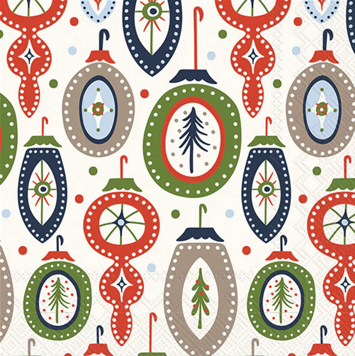 Boston International IHR Trimming the Tree Cocktail Napkins C058600