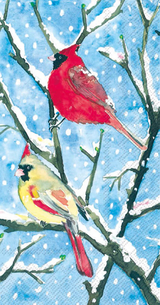 Boston International IHR Winter Birds Guest Towels BF000162