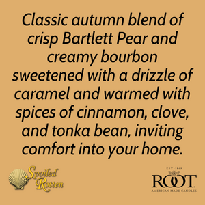 Bourbon Pear 3 Wick Honeycomb