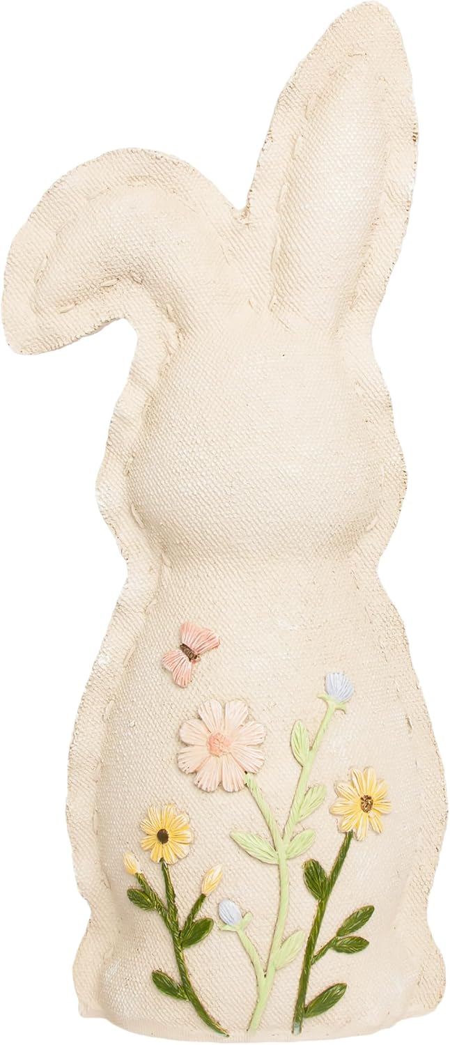 Floral Embossed Bunny
