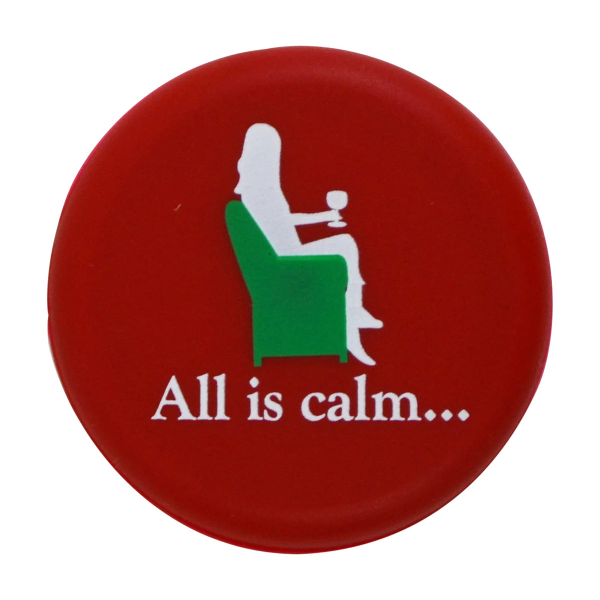 All Is Calm Wine Seal