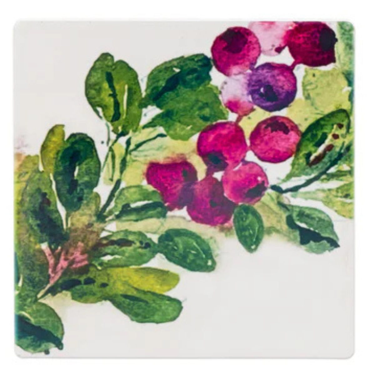 Cranberry Wreath Coasters