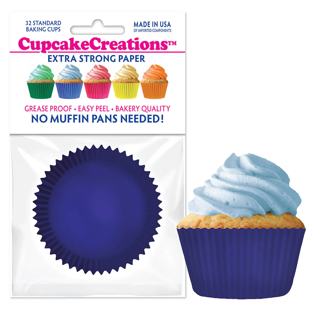 Cupcake Creations Blue Baking Cups