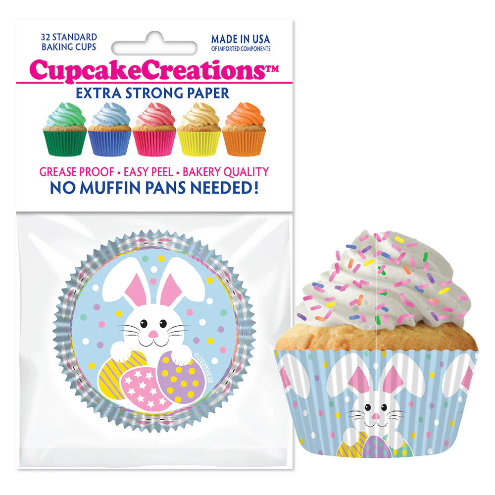 Cupcake Creations Easter Bunny Baking Cups