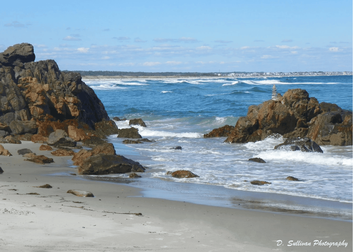 Marginal Way Little Beach Greeting Card