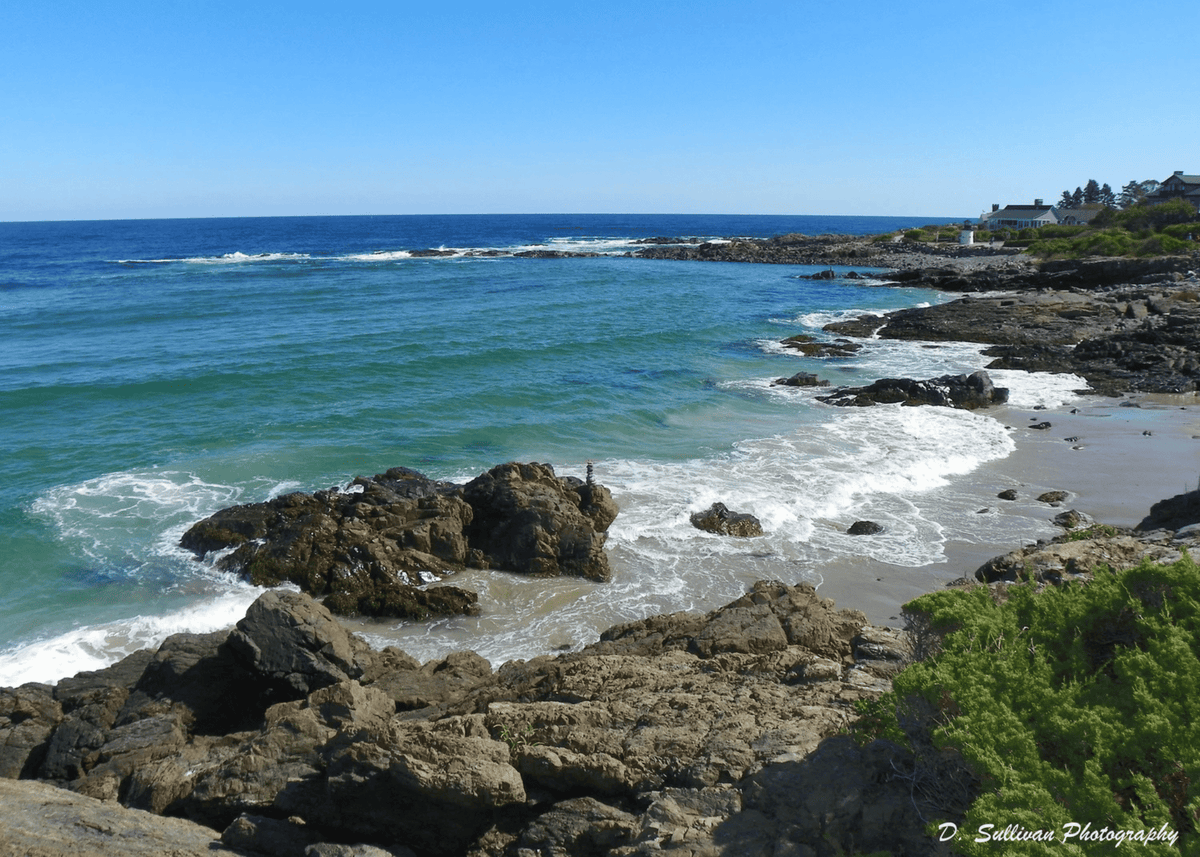 Marginal Way Panorama Greeting Card