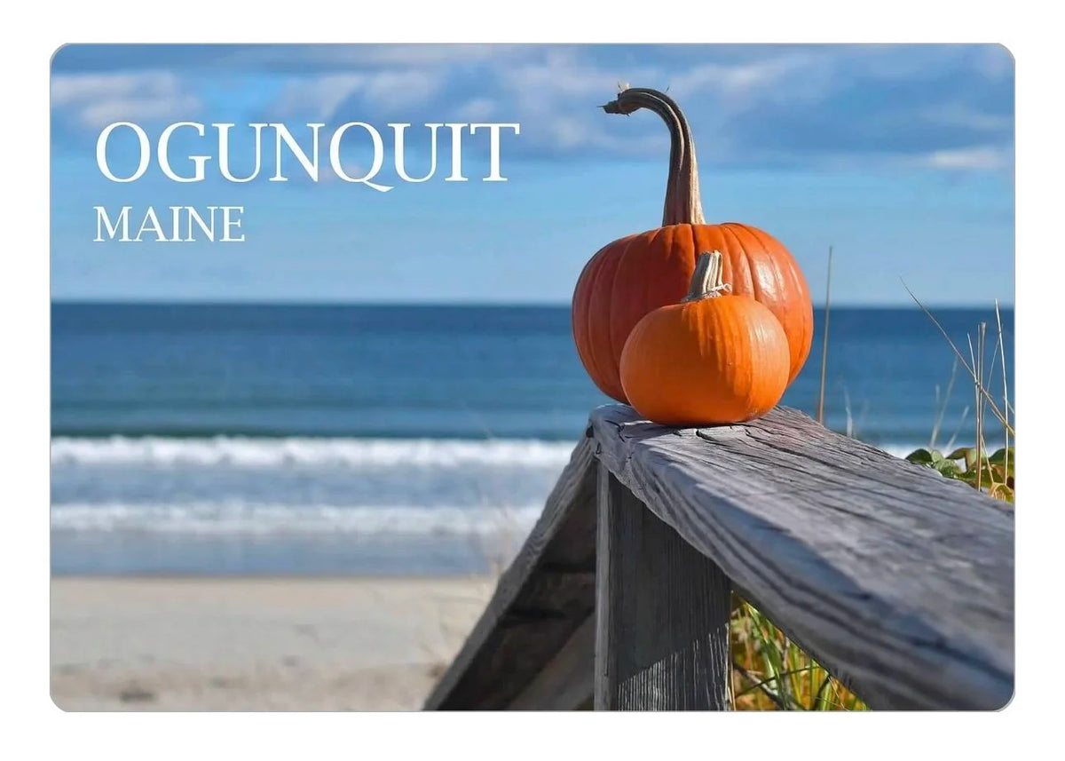 Ogunquit Beach Pumpkin Magnet