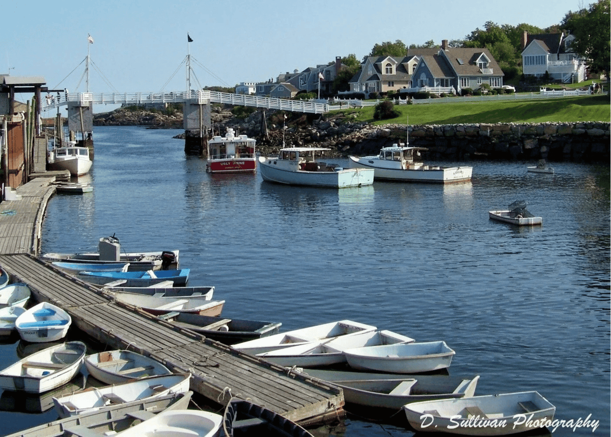 Cove Panorama Greeting Card