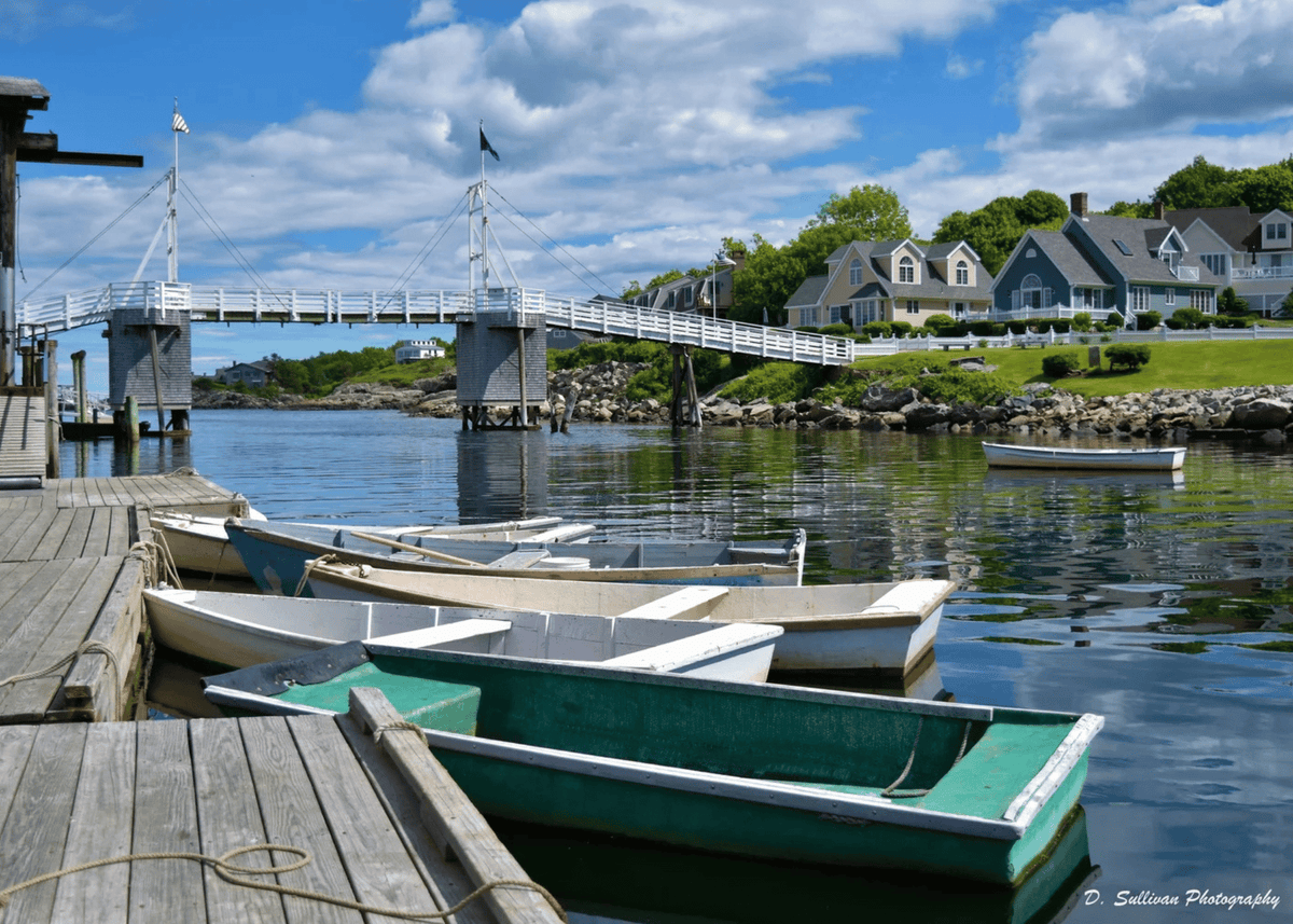 Cove Skiffs Greeting Card