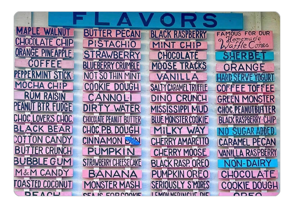 Scoop Deck Flavors Magnet