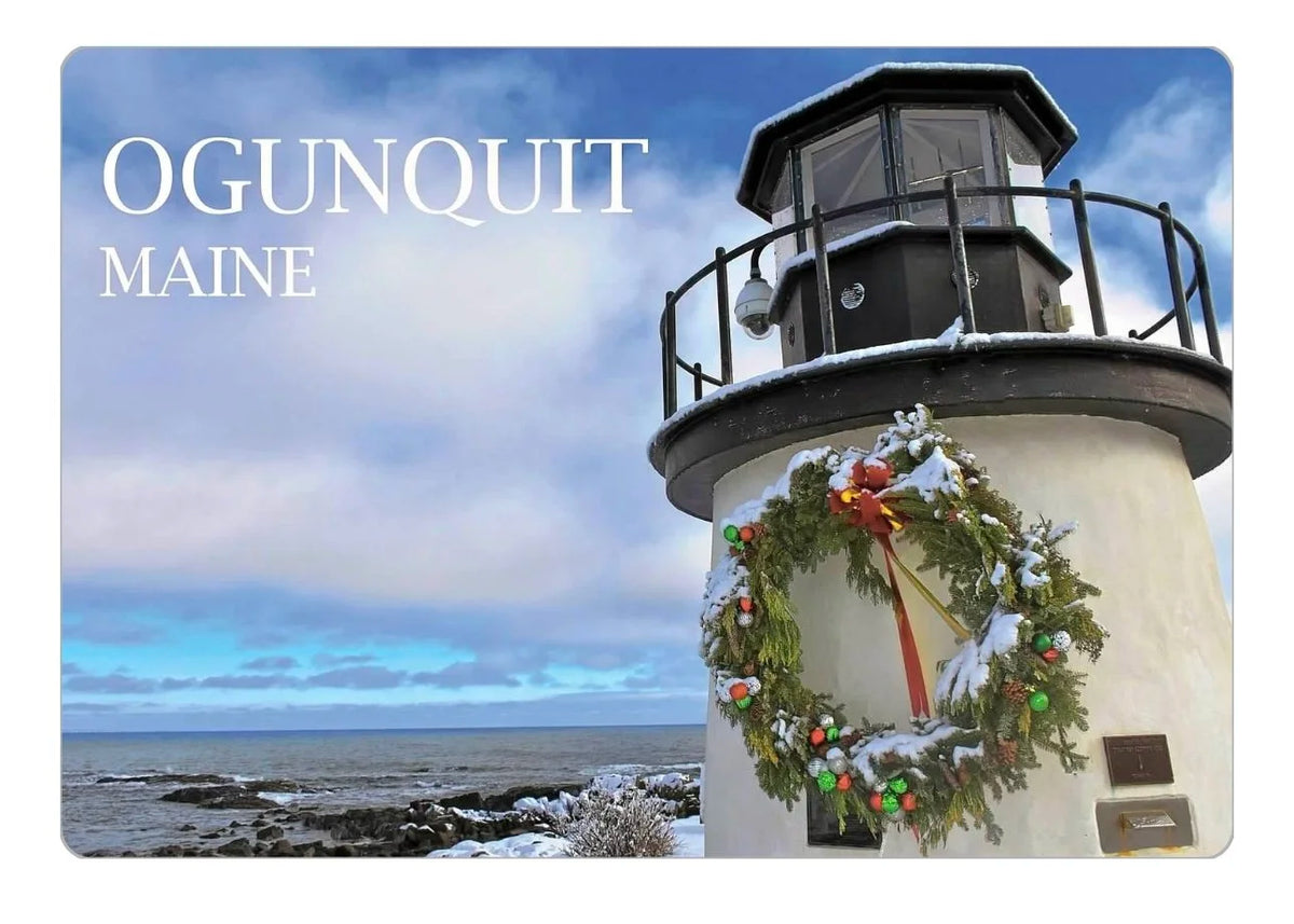 Marginal Way Holiday Lighthouse Magnet