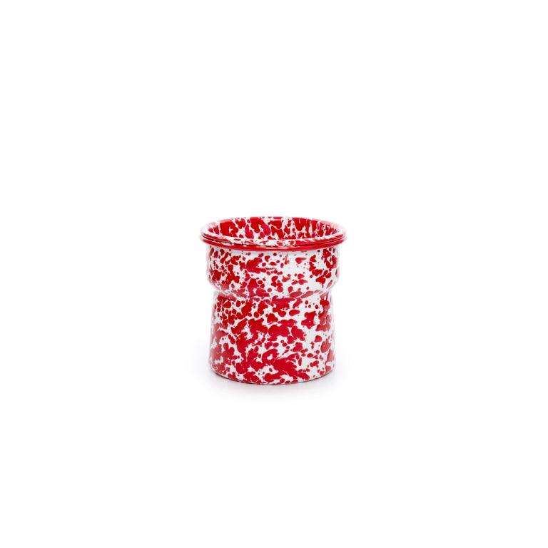 Red Splatter Enamelware Dip Chiller