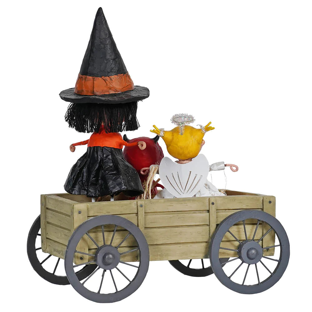 Haunted Hayride Figurine by Lori Mitchell