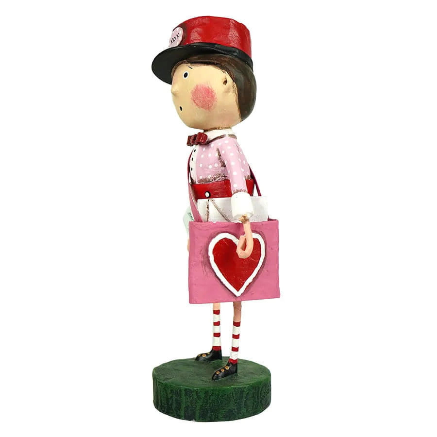 Valentine Delivery Figurine by Lori Mitchell
