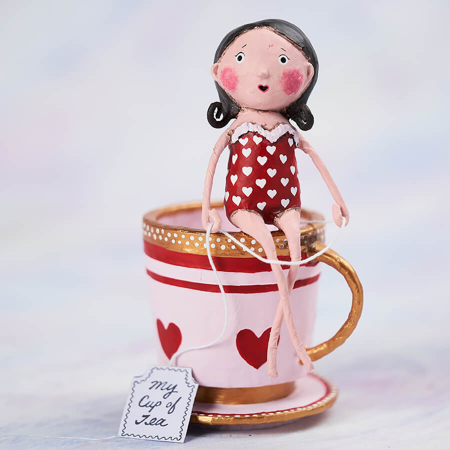 My Cup of Tea Figurine by Lori Mitchell