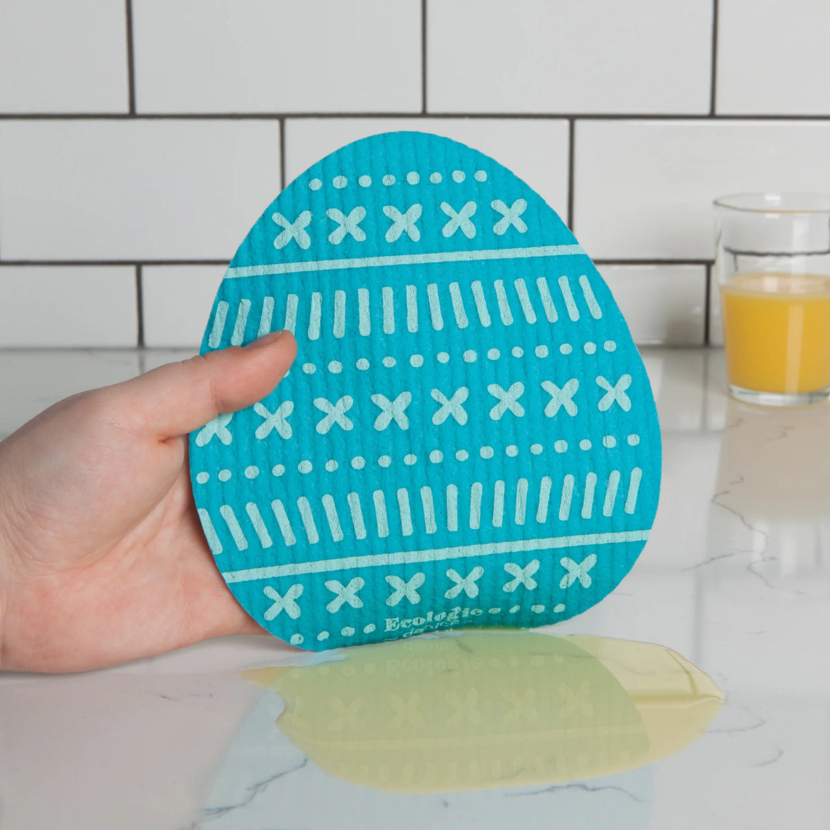 Easter Eggs Swedish Dishcloth Set of 3
