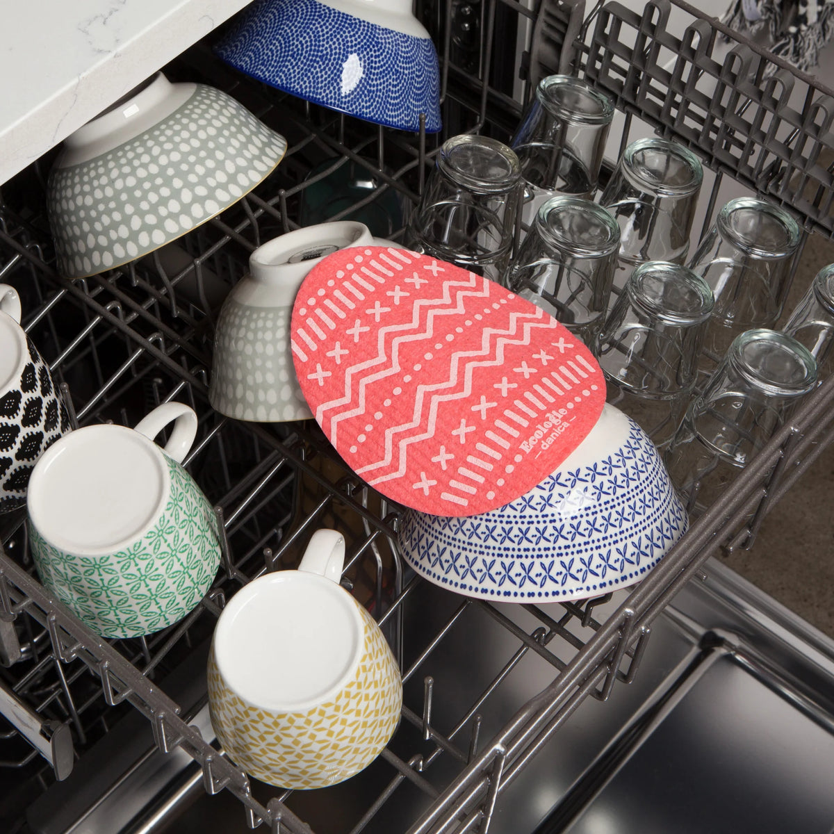 Easter Eggs Swedish Dishcloth Set of 3