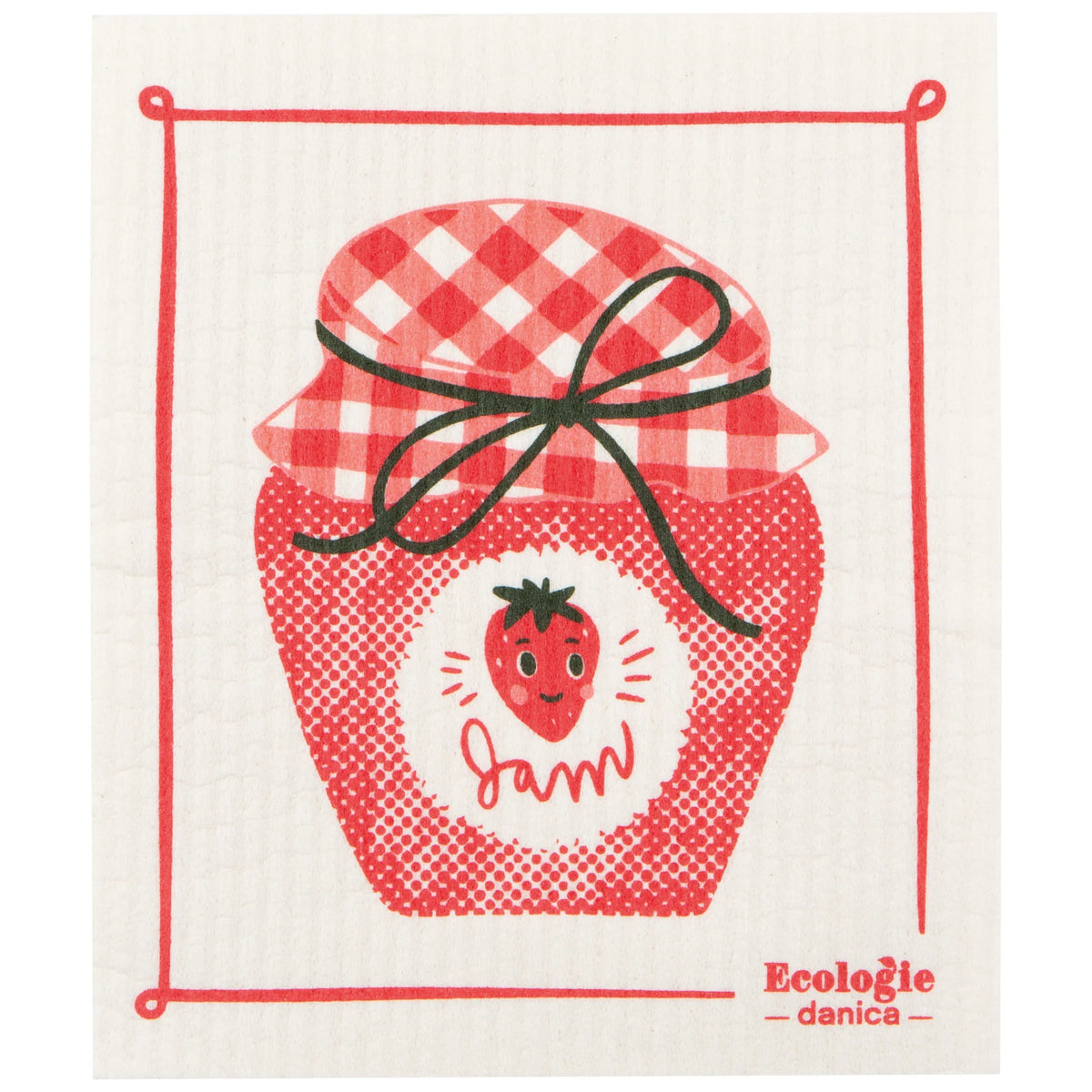 Strawberry Jam Swedish Dishcloth