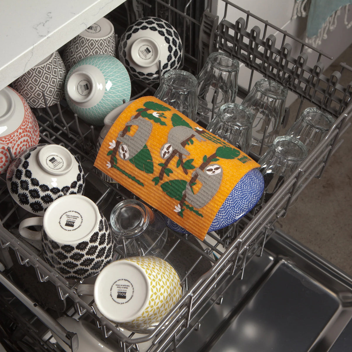 Sybil Sloth Swedish Dishcloth