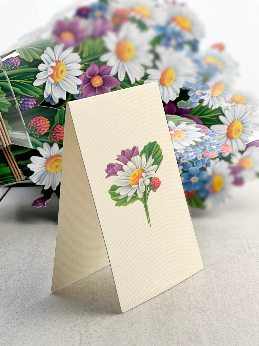 Field of Daisies Pop-Up Flower Bouquet Card