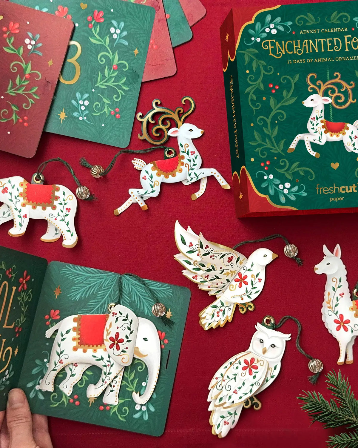 Enchanted Forest Advent Calendar: 12 Days of Animal Ornaments