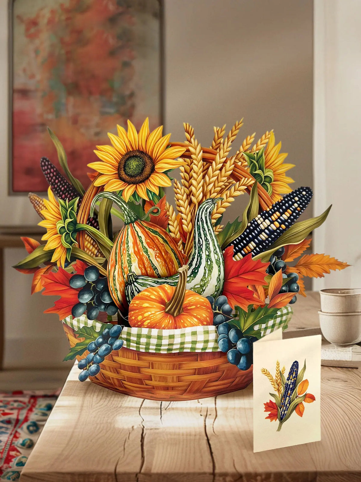 Golden Harvest Pop-Up Fall Basket