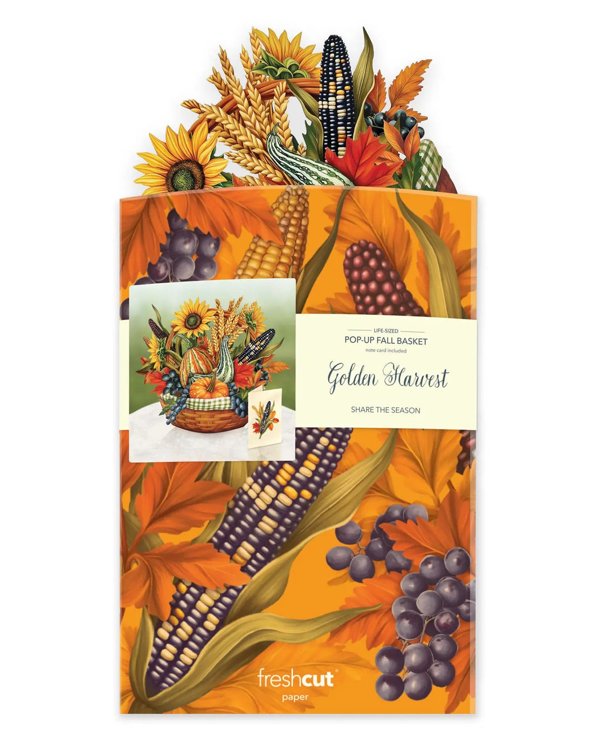 Golden Harvest Pop-Up Fall Basket