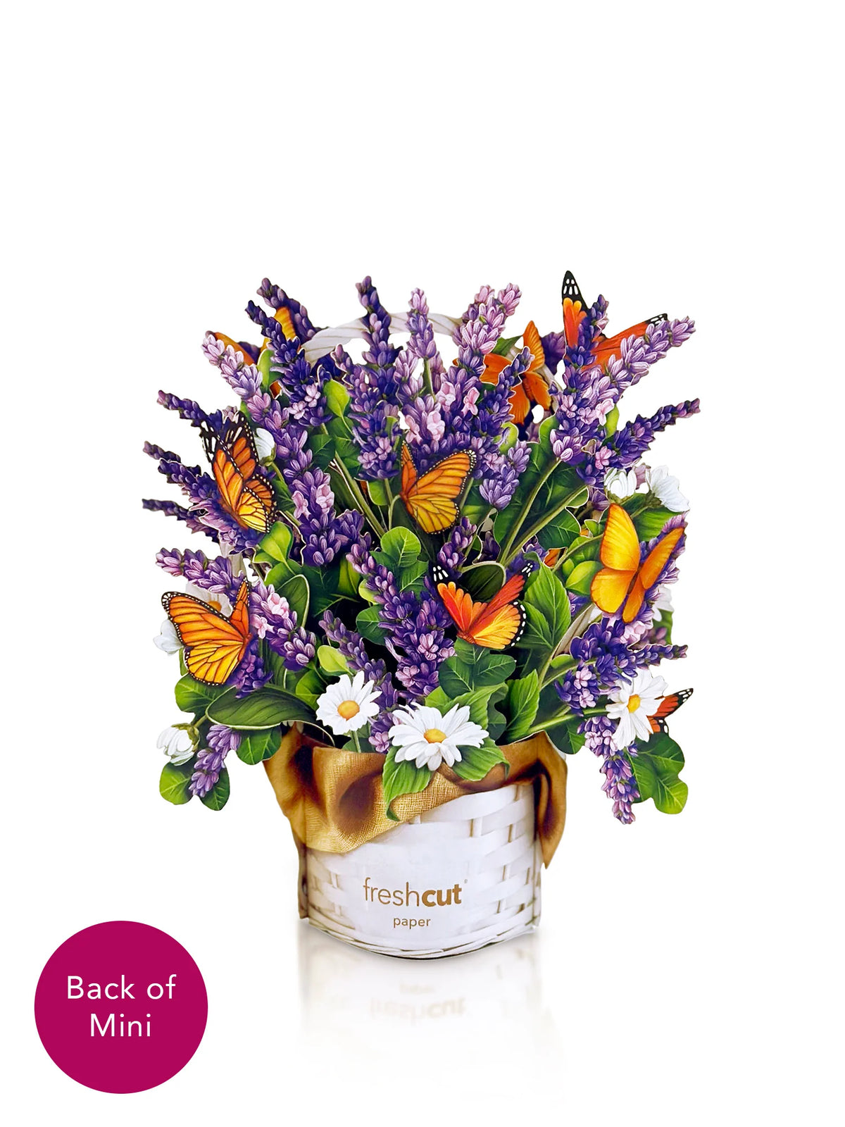 Mini Lavender &amp; Butterflies Pop-Up Card