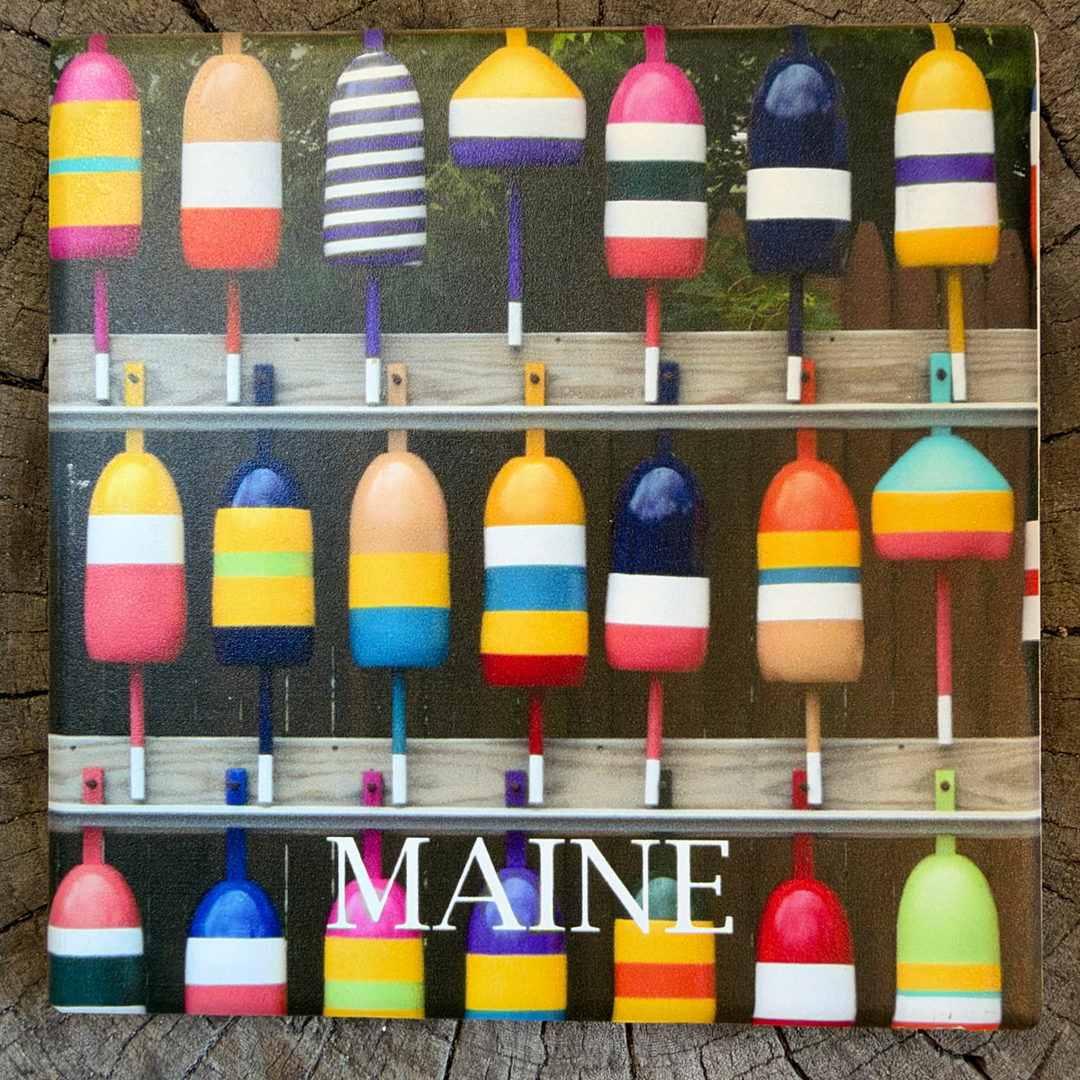 Buoys Classic Ceramic Coaster