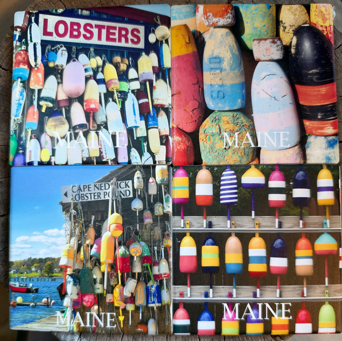 Buoys Coasters Set of 4