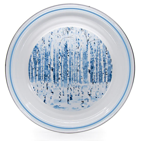 Aspen Grove Enamelware Large Serving Tray