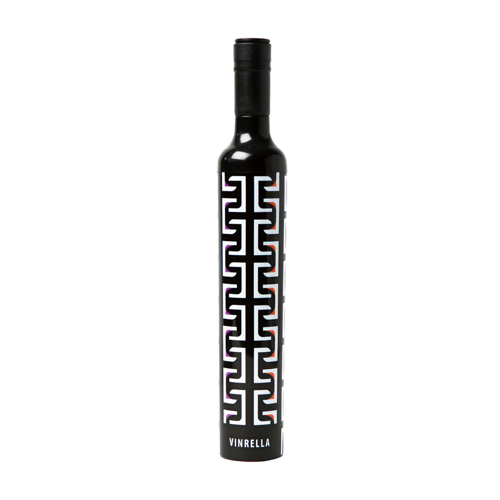 Geometric Black Bottle Umbrella