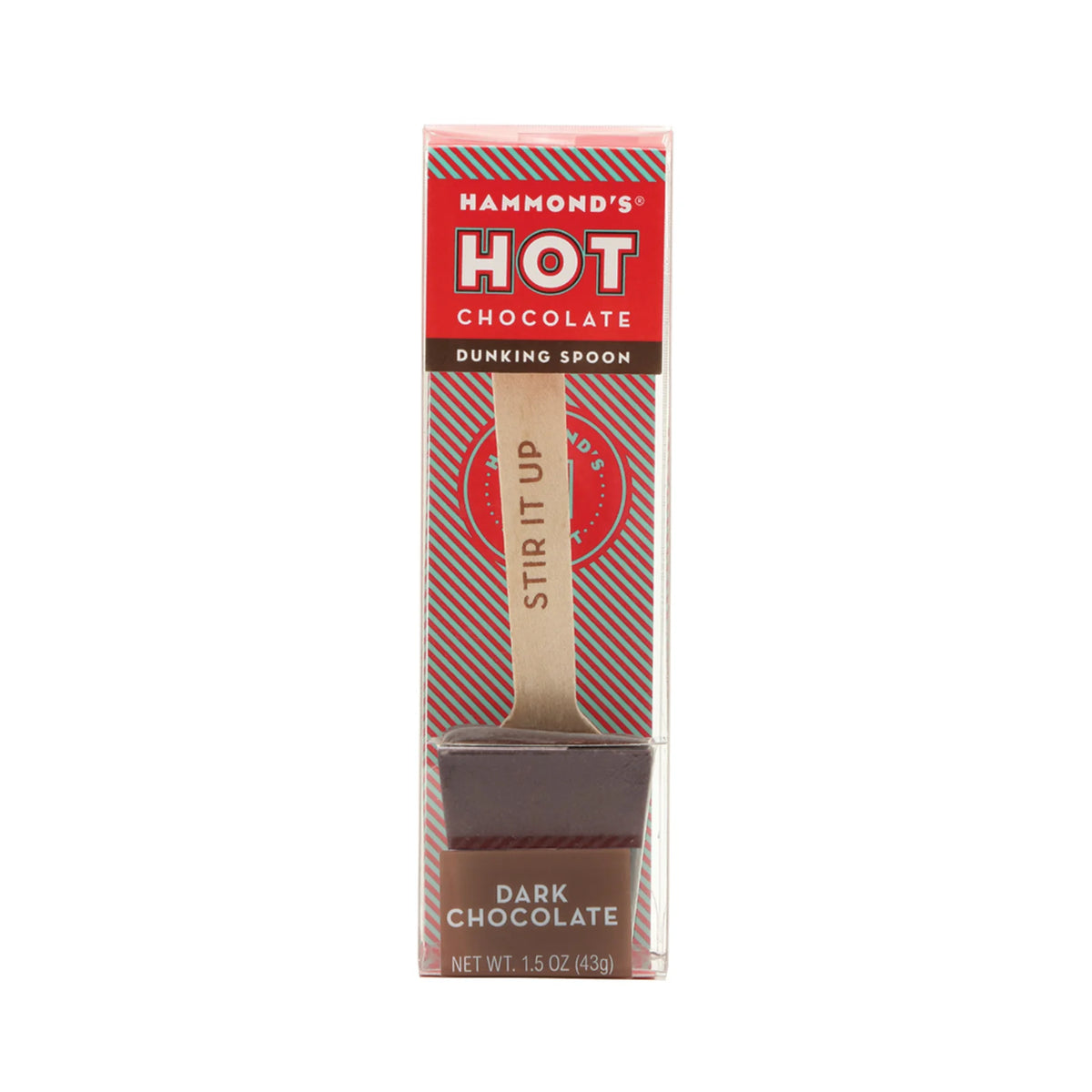 Dark Chocolate Peppermint Dunking Spoon
