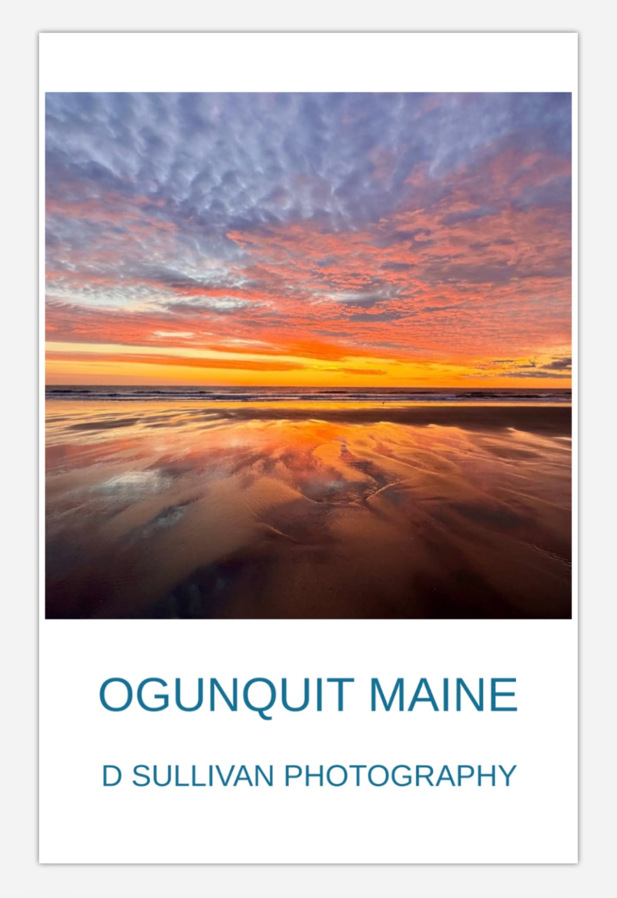 Ogunquit Beach Sunrise Poster