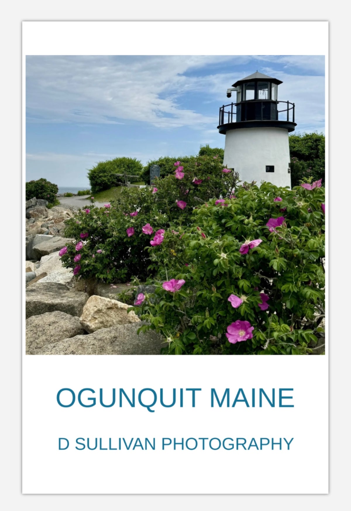 Marginal Way Lighthouse Poster