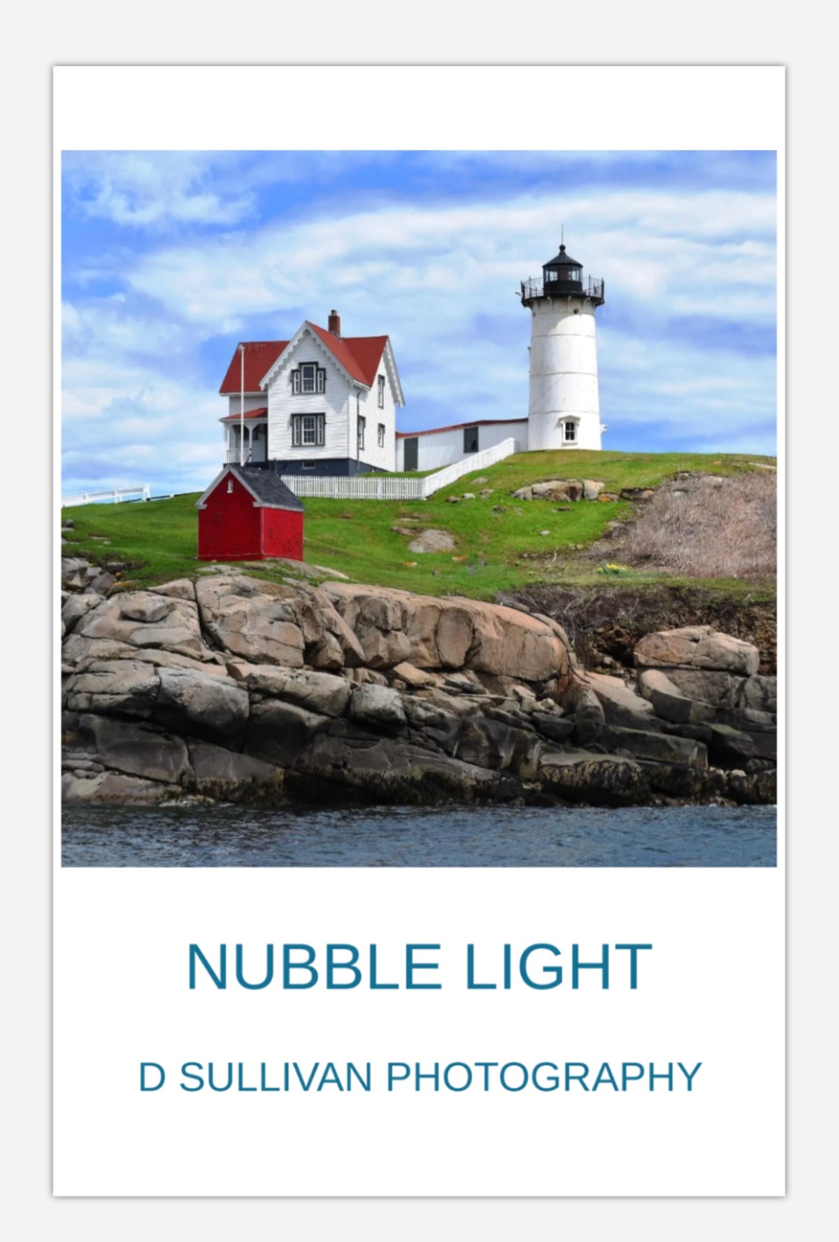 Nubble Light Summer Poster