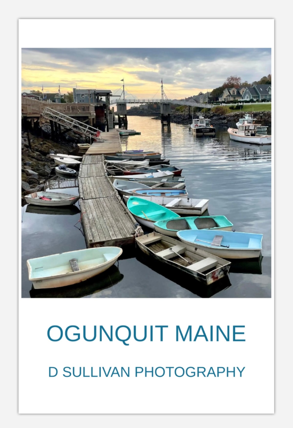 Perkins Cove Dawn Poster