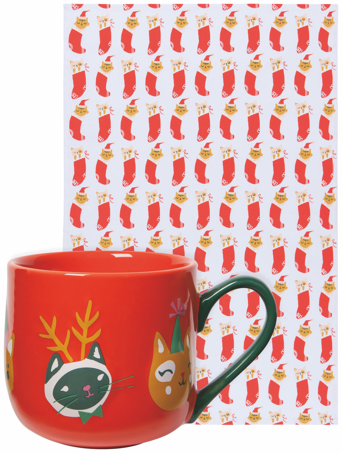 Let It Meow Mug &amp; Towel Set