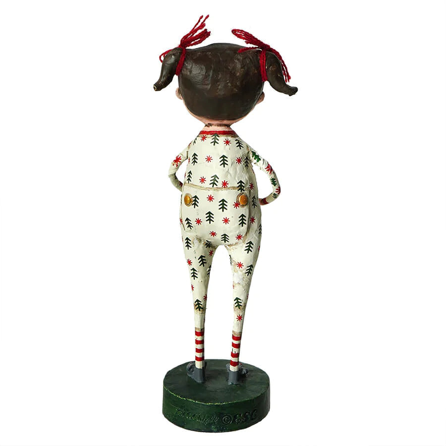 Jenny&#39;s Christmas Jammies Figurine by Lori Mitchell