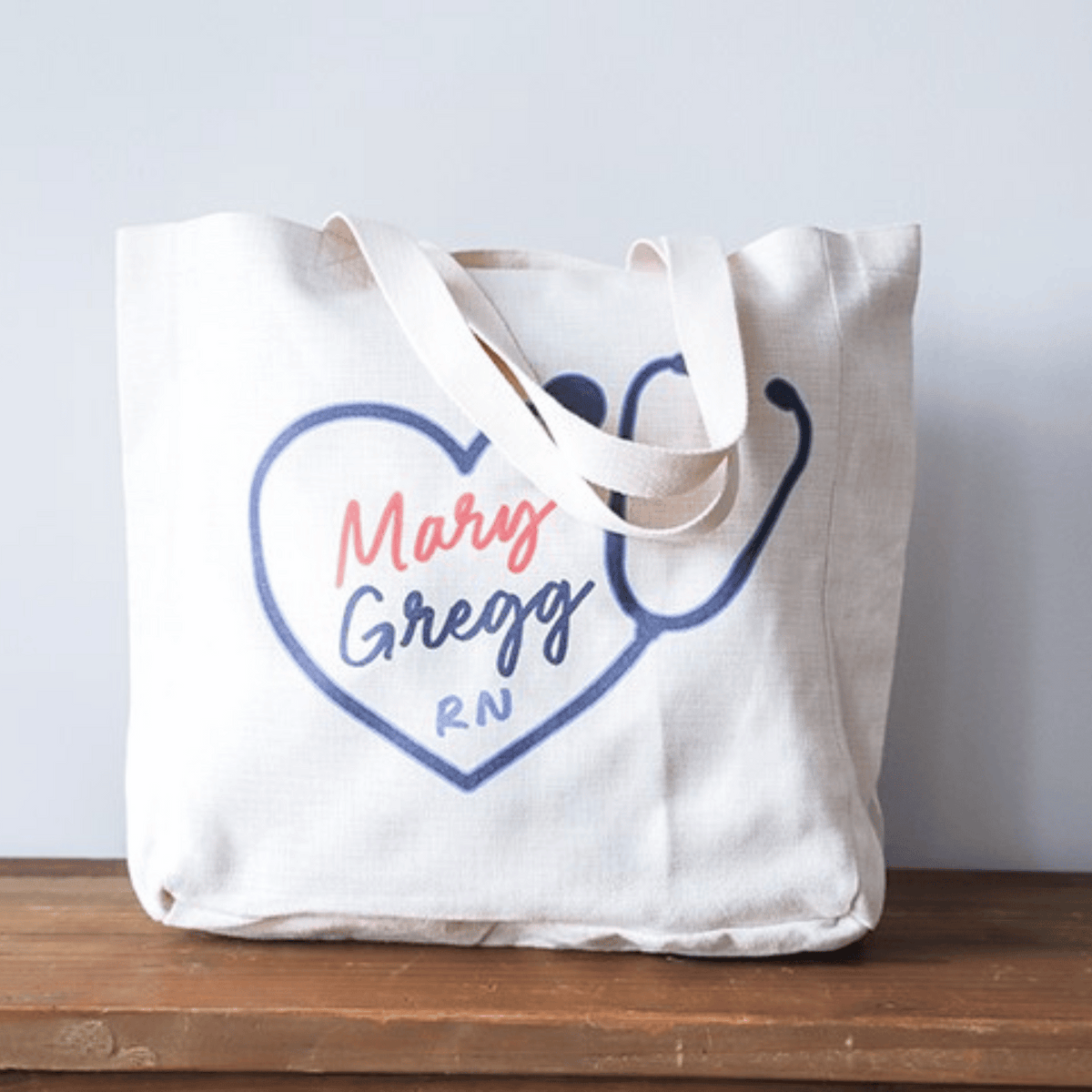 Personalized Nurse Tote Bag