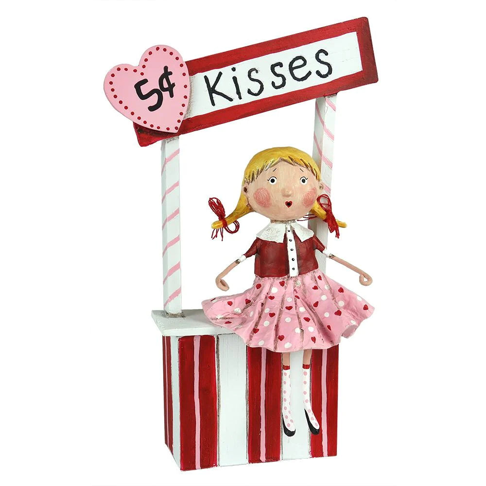 5¢ Kisses Figurine by Lori Mitchell