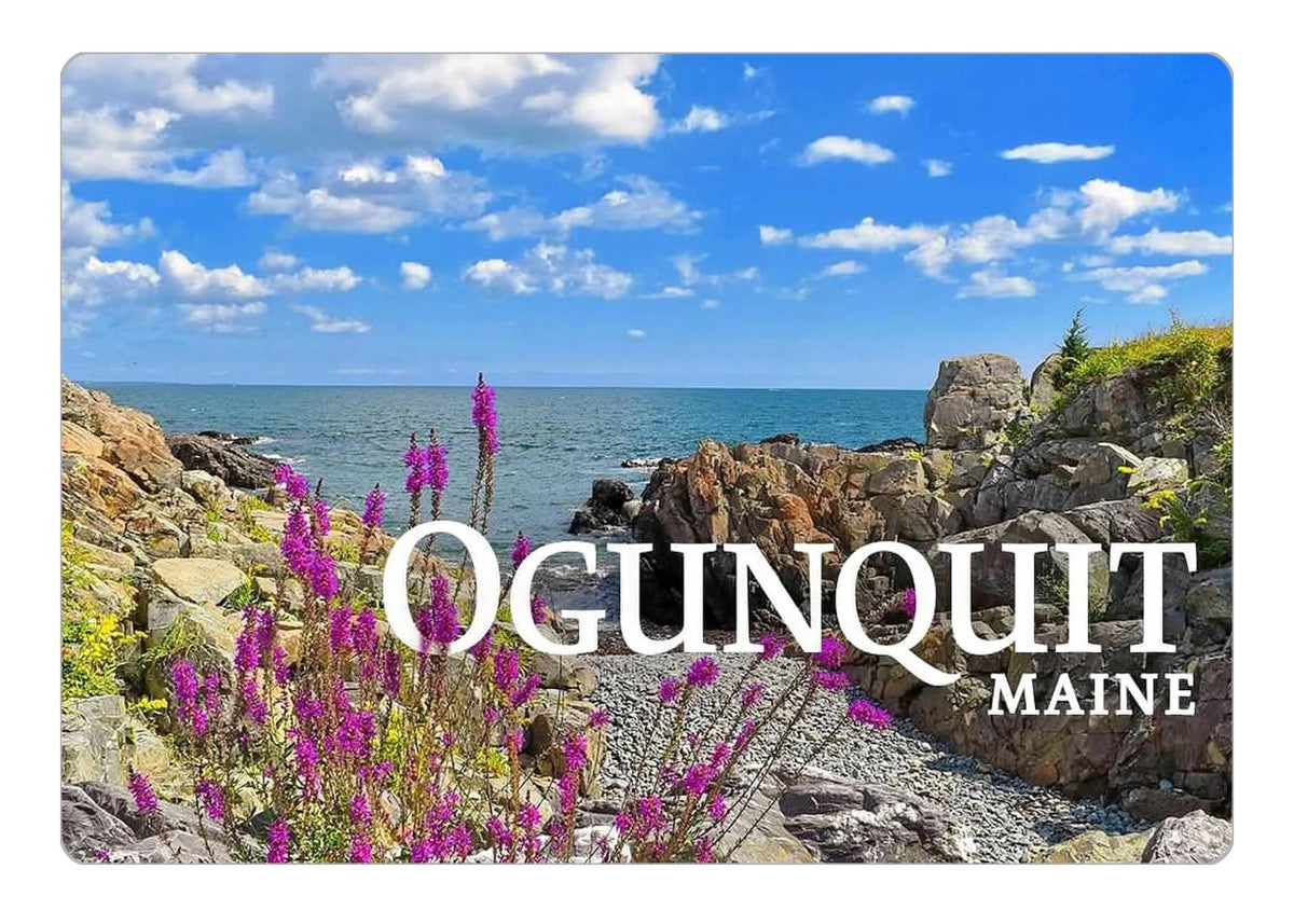 Marginal Way Purple Flowers Magnet