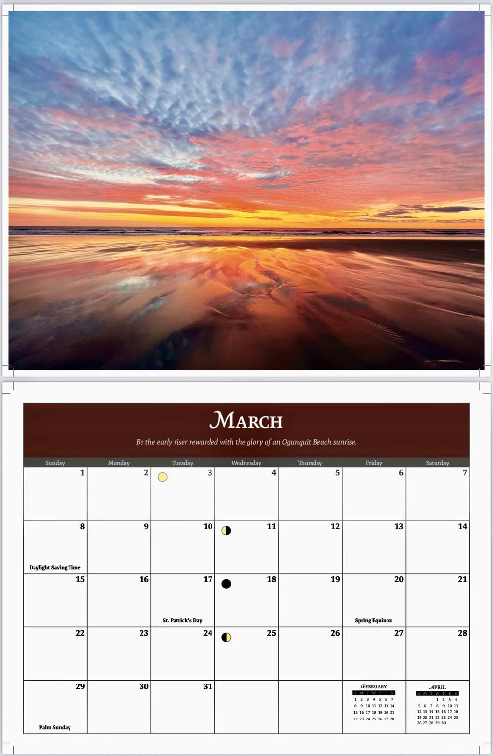 Ogunquit 2026 Calendar