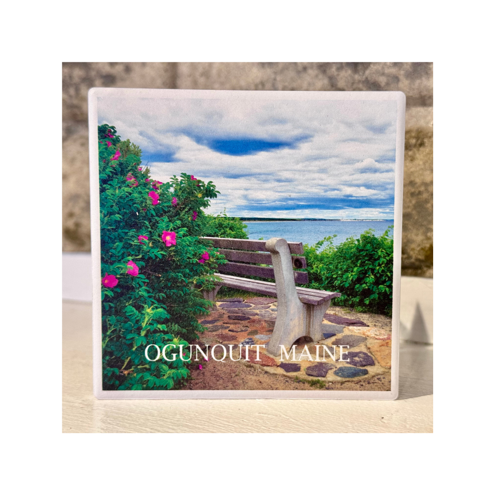 Marginal Way Bench 8 Ceramic Coaster