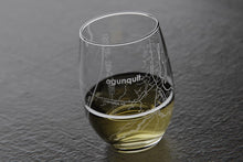 Load image into Gallery viewer, Ogunquit Map Stemless Wine Glass