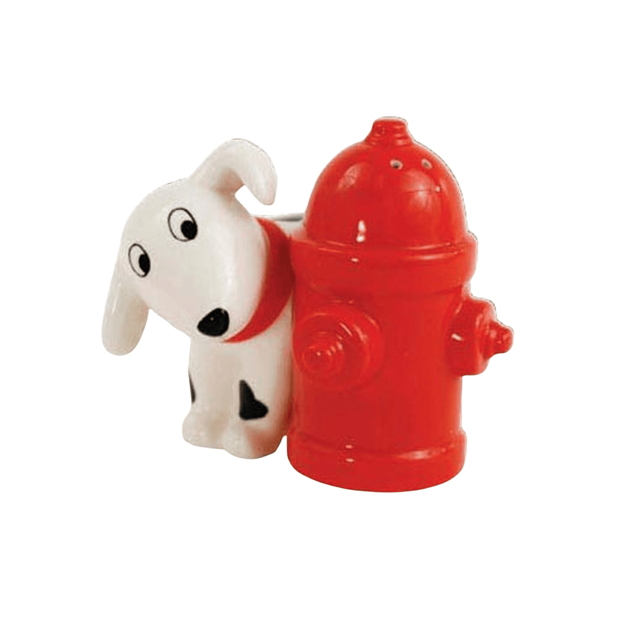 Dalmatian and Hydrant Salt and Pepper Shakers