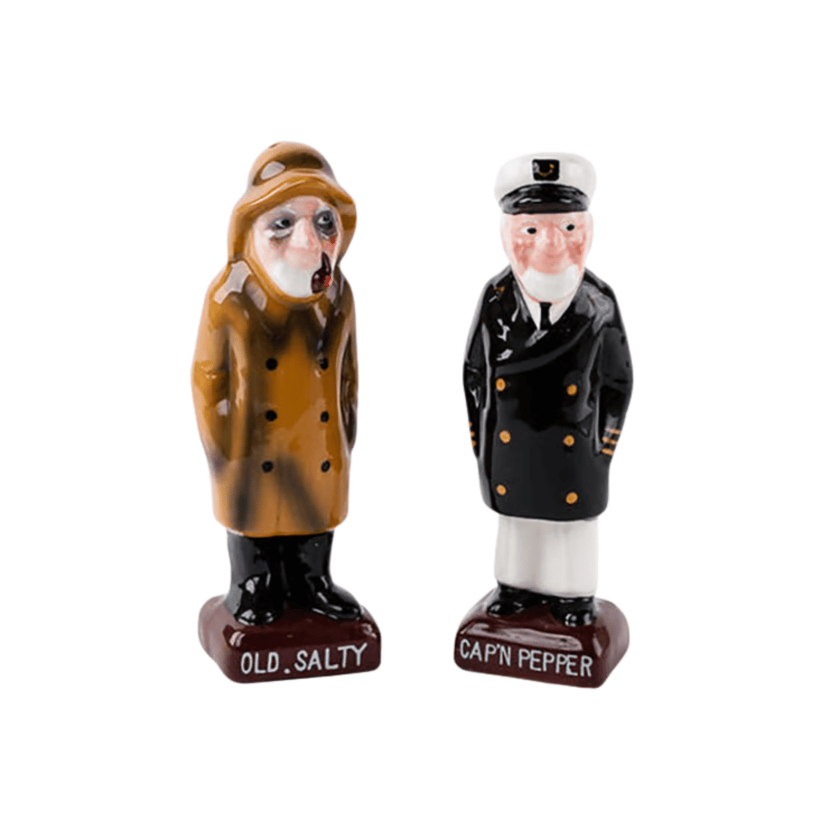 Old Salty and Captain Pepper Salt and Pepper Shakers