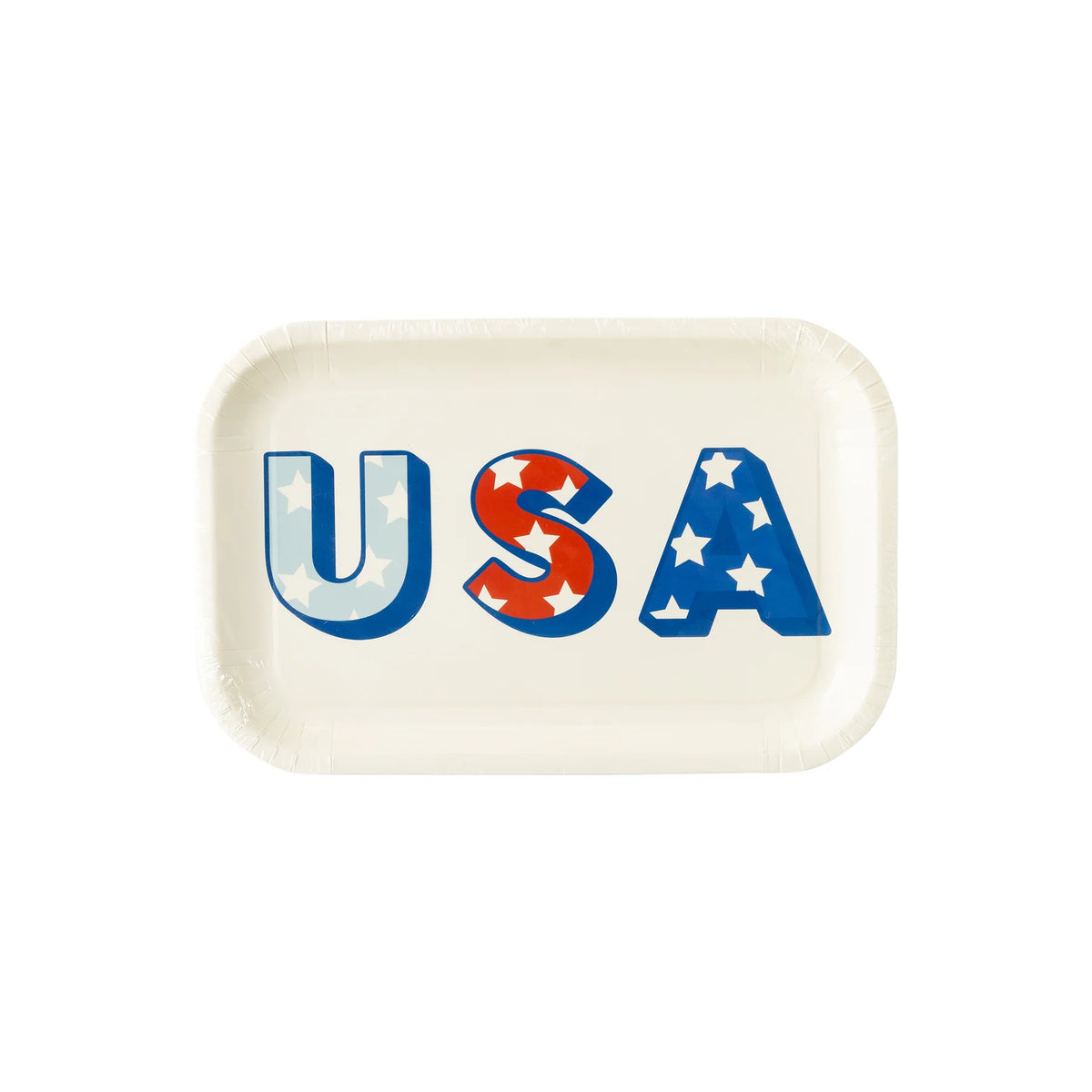 USA Shaped Paper Plates